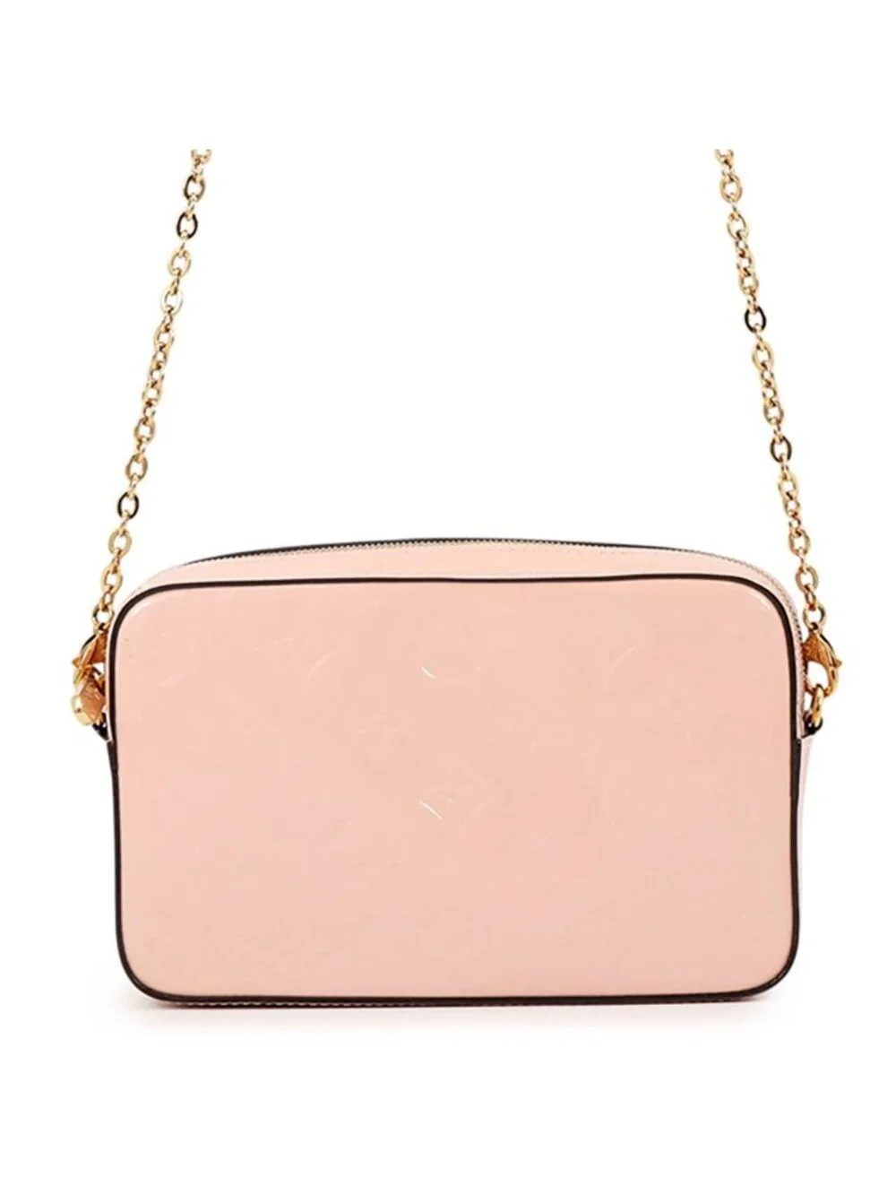 Louis Vuitton Chain Shoulder Bag Monogram Vernis Camera Pouch Pochette